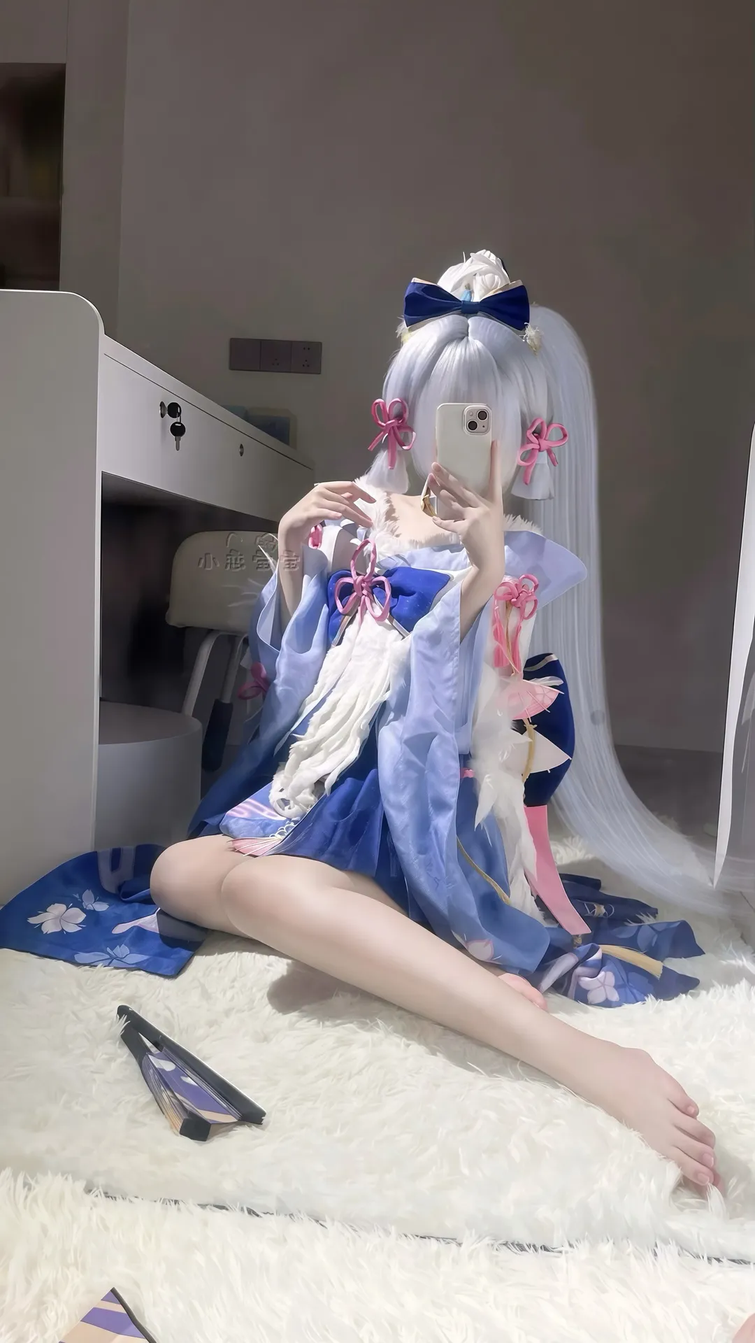 原神, 二次元コスプレ, 神里綾華 コスプレ, 白鷺姫君, コスプレ衣装のシェア - 2枚目