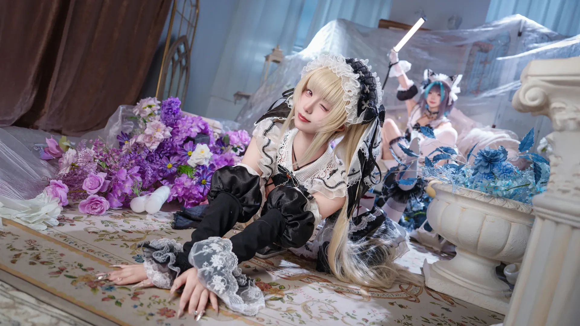 二次元摄影, 柴郡cos, 碧蓝航线, 可畏cos, 女仆装cosplay - 第2张