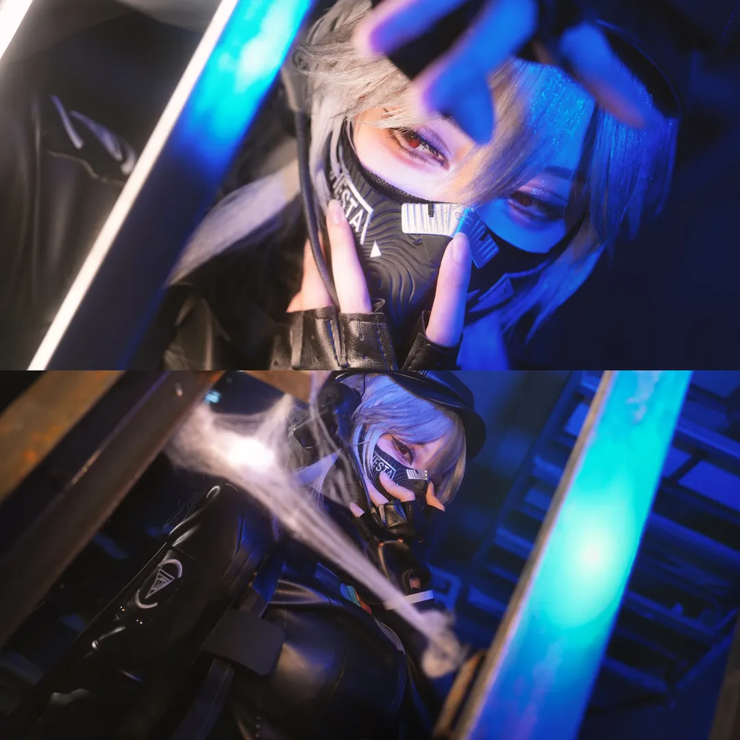 デルタフォース, コスプレ撮影, サイバーパンク風, ルナコスプレ, 戦術的な女性キャラクター - 1枚目