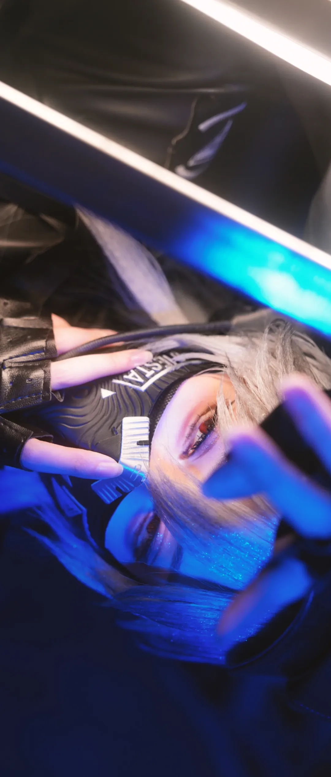 三角洲行动, cosplay摄影, 赛博朋克风, 露娜cos, 战术女角色