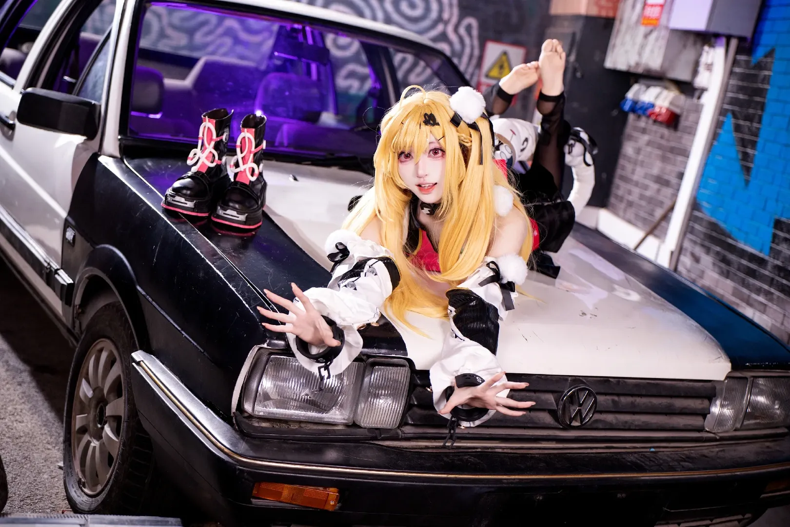 ゼンレスゾーンゼロ, シーシア コスプレ, 工業廃墟, ストリートファッション, アニメコスプレ - 2枚目