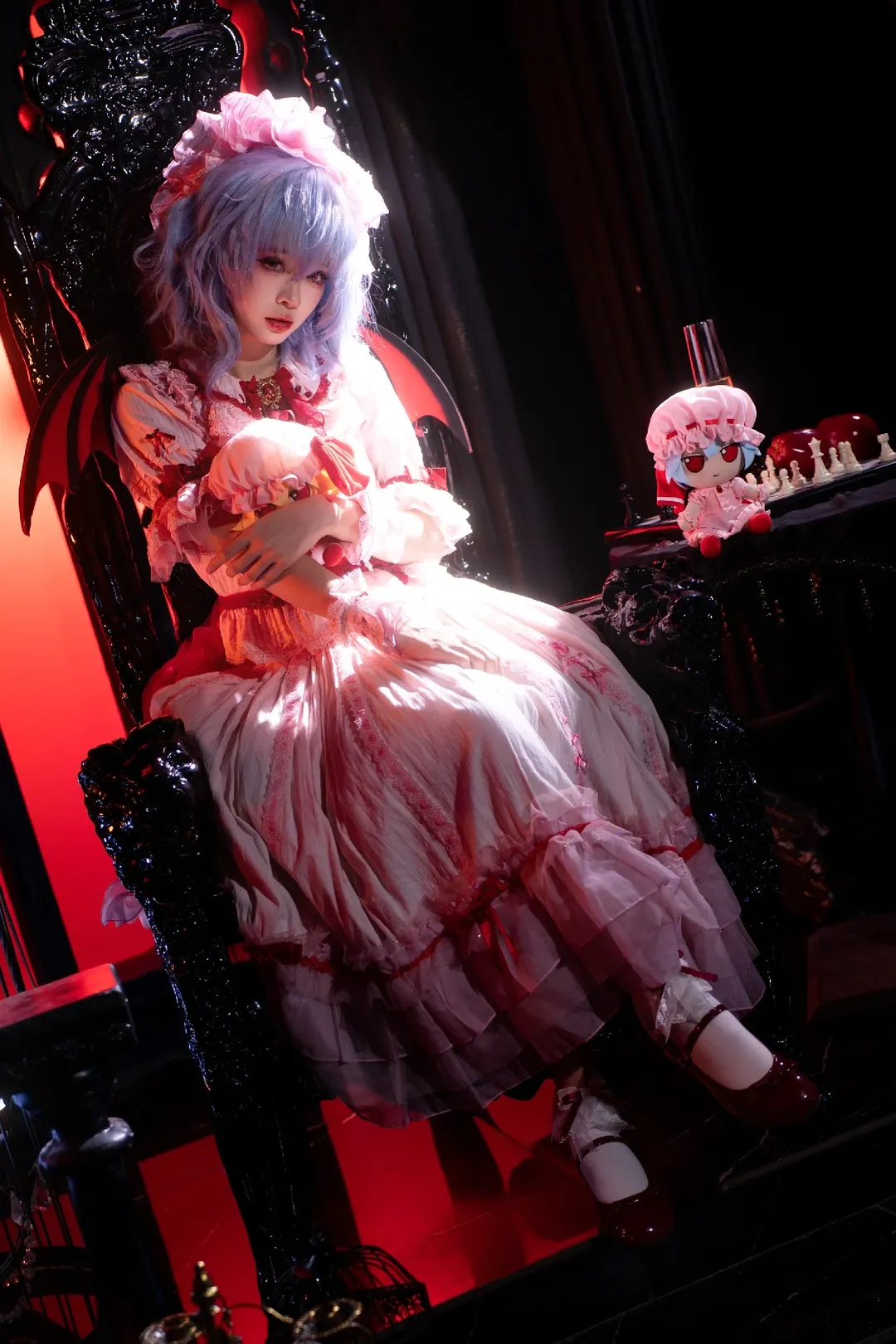 东方Project, 蕾米莉亚cos, 红魔馆, 哥特风, 吸血鬼少女 - 第1张