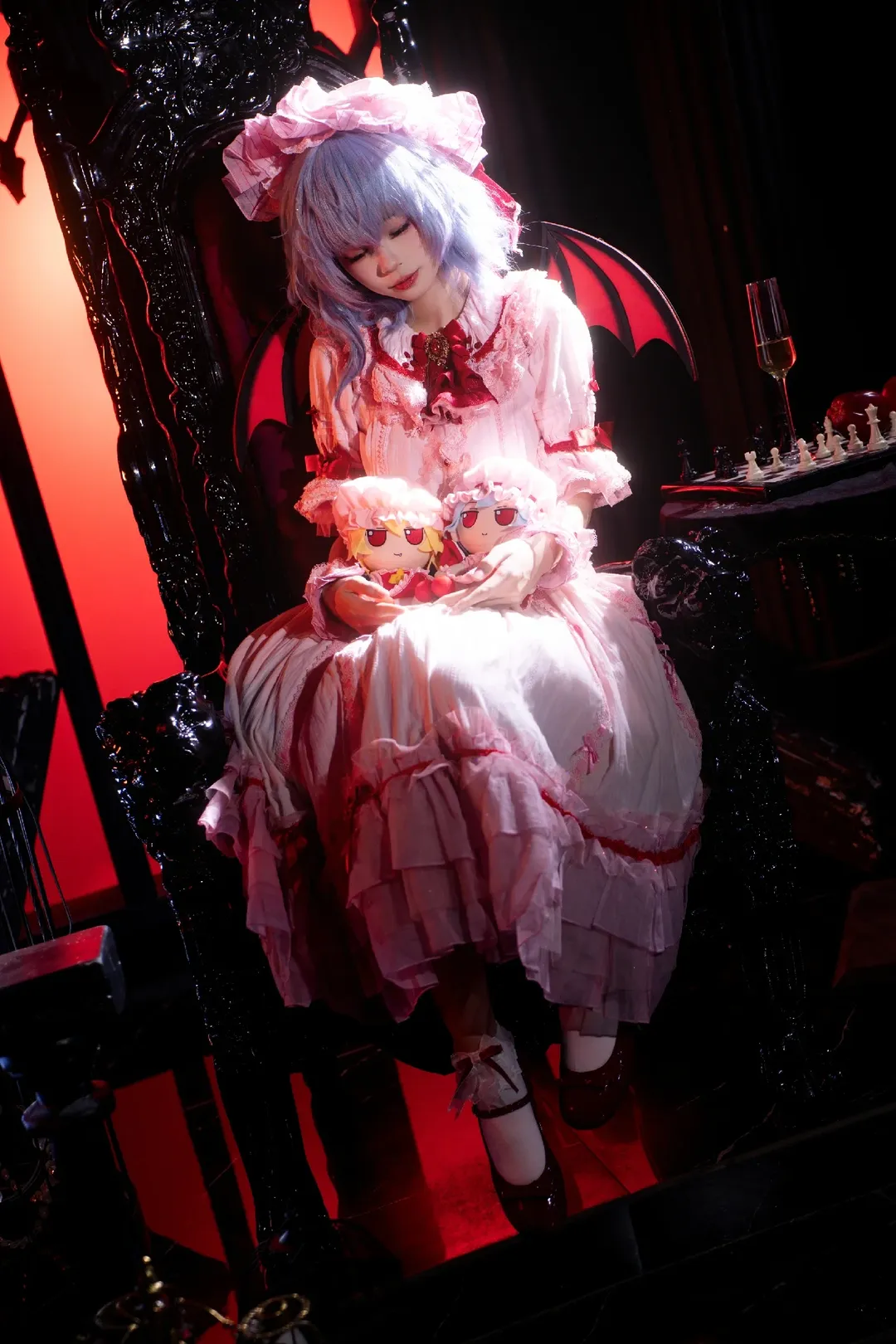 东方Project, 蕾米莉亚cos, 红魔馆, 哥特风, 吸血鬼少女 - 第2张