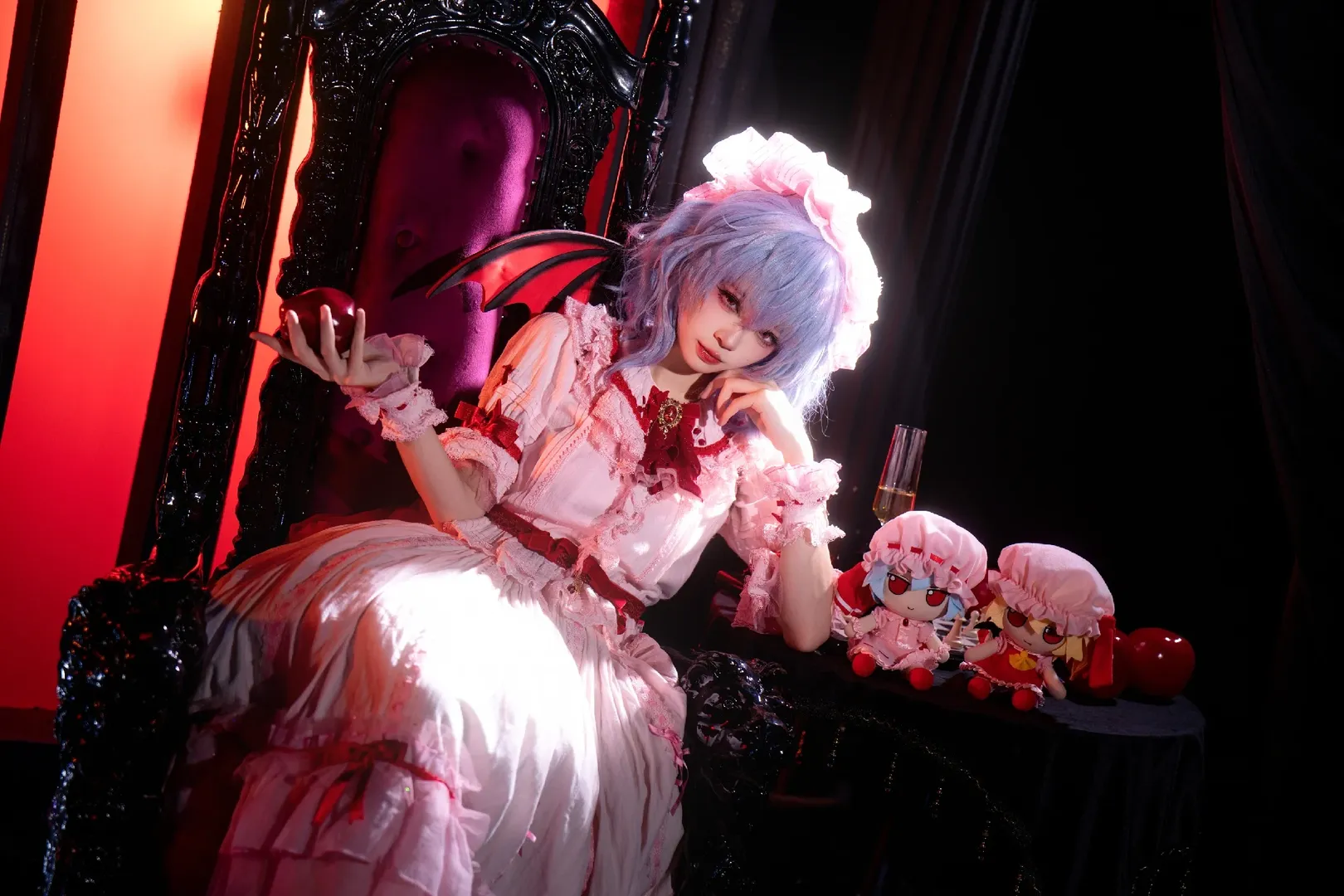 东方Project, 蕾米莉亚cos, 红魔馆, 哥特风, 吸血鬼少女 - 第3张