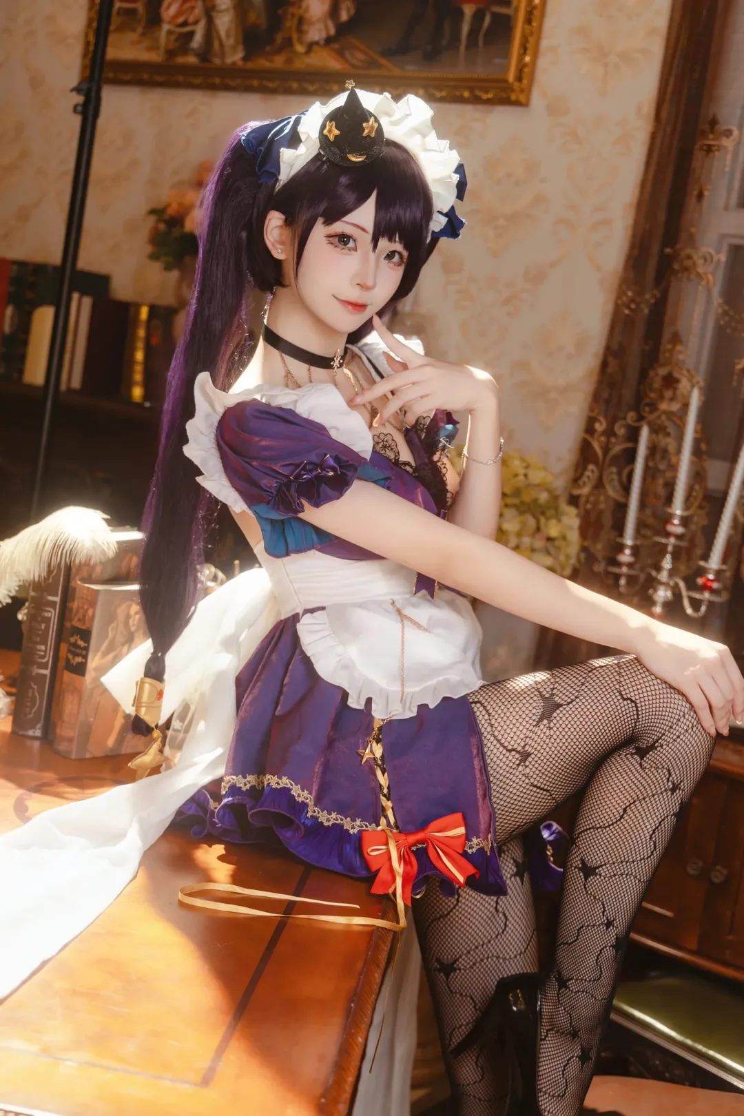 原神, 女仆装, 原神cosplay, 莫娜cos, 莫娜女仆 - 第5张