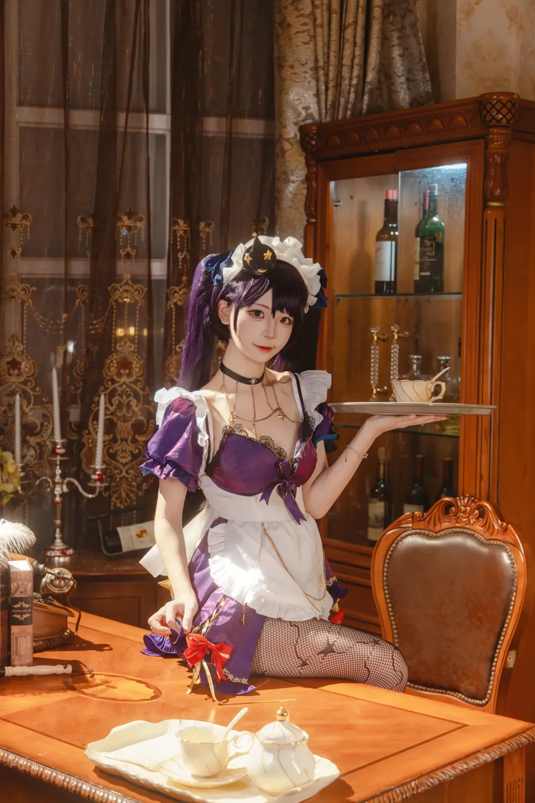 原神, 女仆装, 原神cosplay, 莫娜cos, 莫娜女仆 - 第8张