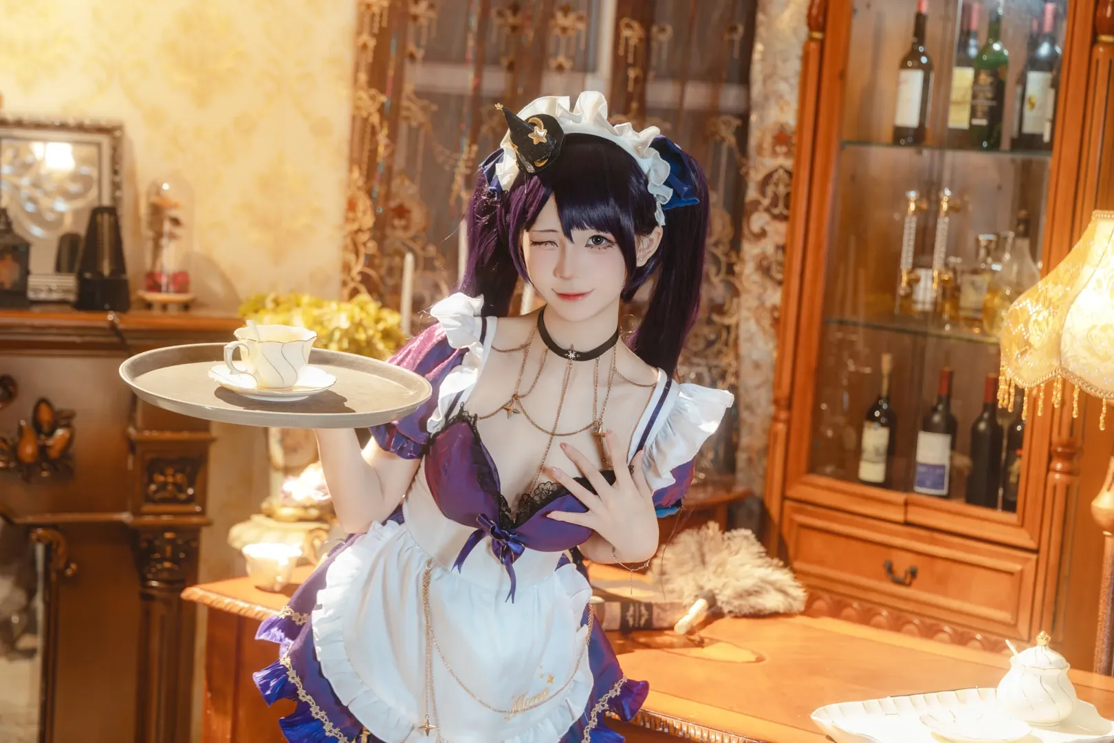 原神, 女仆装, 原神cosplay, 莫娜cos, 莫娜女仆 - 第9张