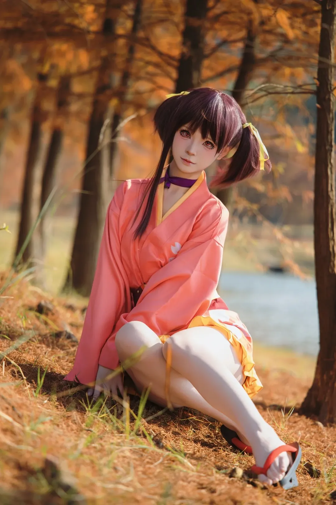 cosplay, 人像摄影, 无名cos, 甲铁城的卡巴内利, 户外秋景 - 第1张