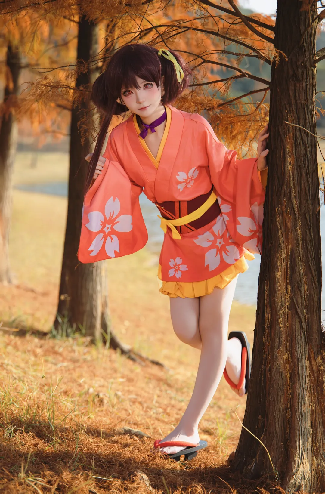 cosplay, 人像摄影, 无名cos, 甲铁城的卡巴内利, 户外秋景 - 第2张
