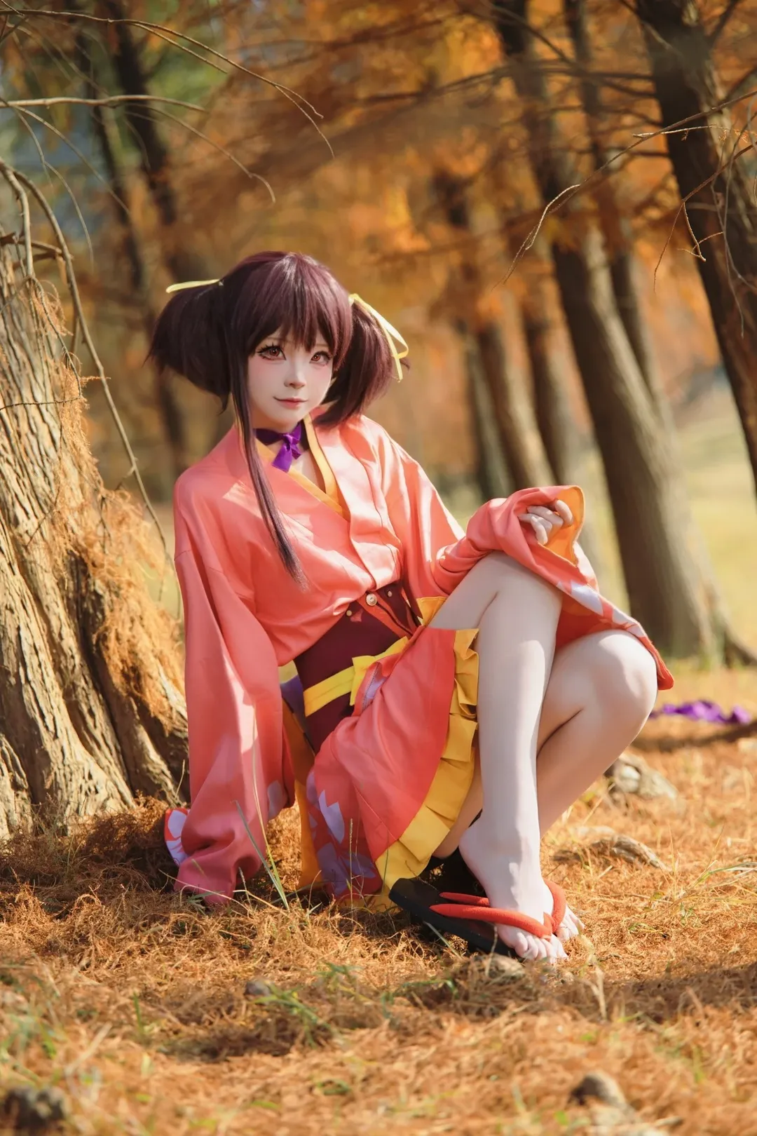 cosplay, 人像摄影, 无名cos, 甲铁城的卡巴内利, 户外秋景 - 第4张