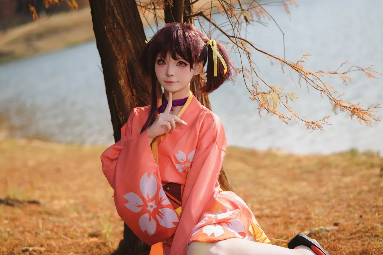 cosplay, 人像摄影, 无名cos, 甲铁城的卡巴内利, 户外秋景 - 第6张