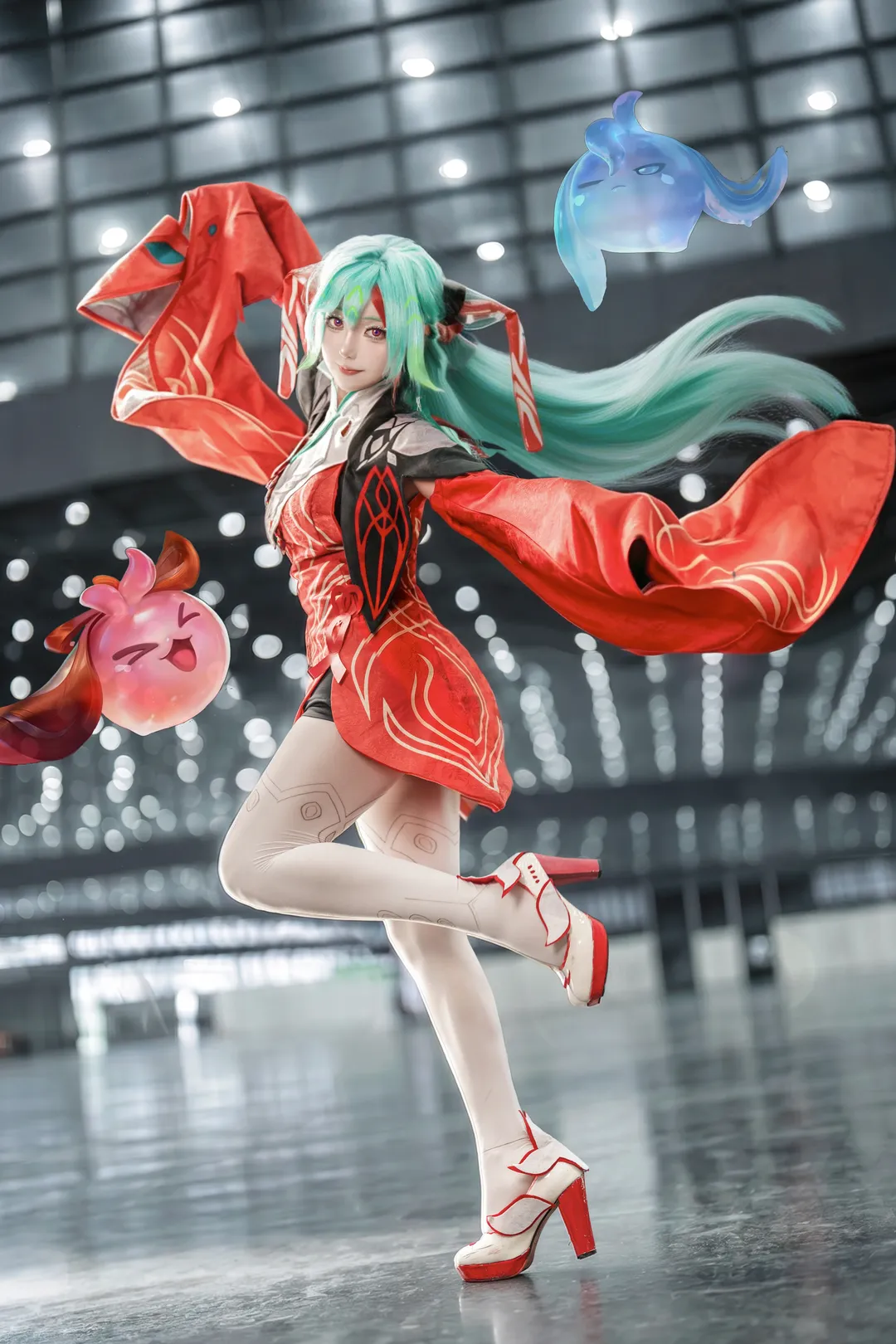 コスプレ, オナー・オブ・キングス, 写真共有, 少司縁 コスプレ, 赤い衣装のスタイル