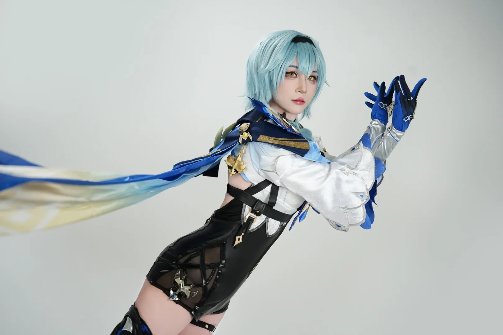 原神, cosplay, 二次元摄影, 优菈cos, 优菈仿妆 - 第4张