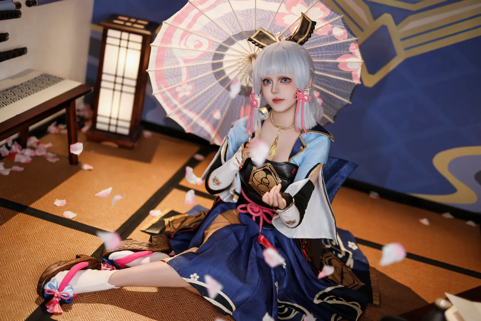 原神, 二次元コスプレ, 和風コスプレ, 神里綾華 コスプレ, 白鷺姫君 - 3枚目