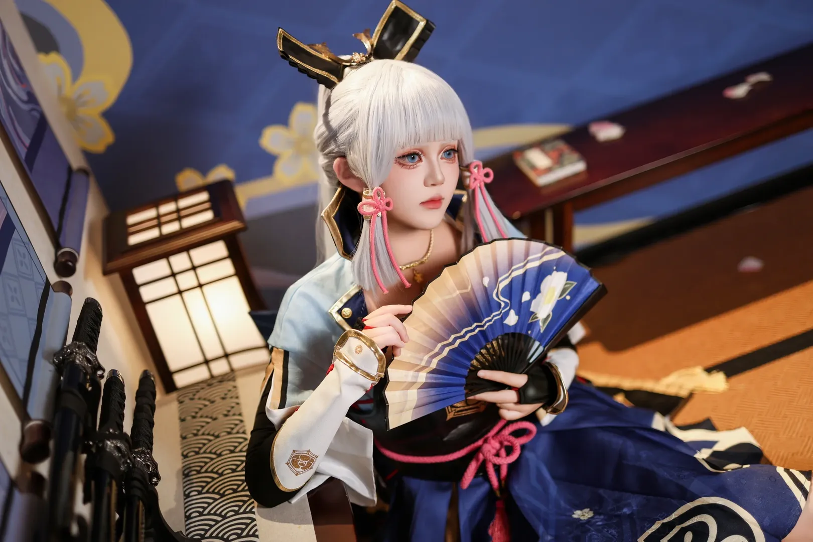 原神, 二次元コスプレ, 和風コスプレ, 神里綾華 コスプレ, 白鷺姫君 - 5枚目