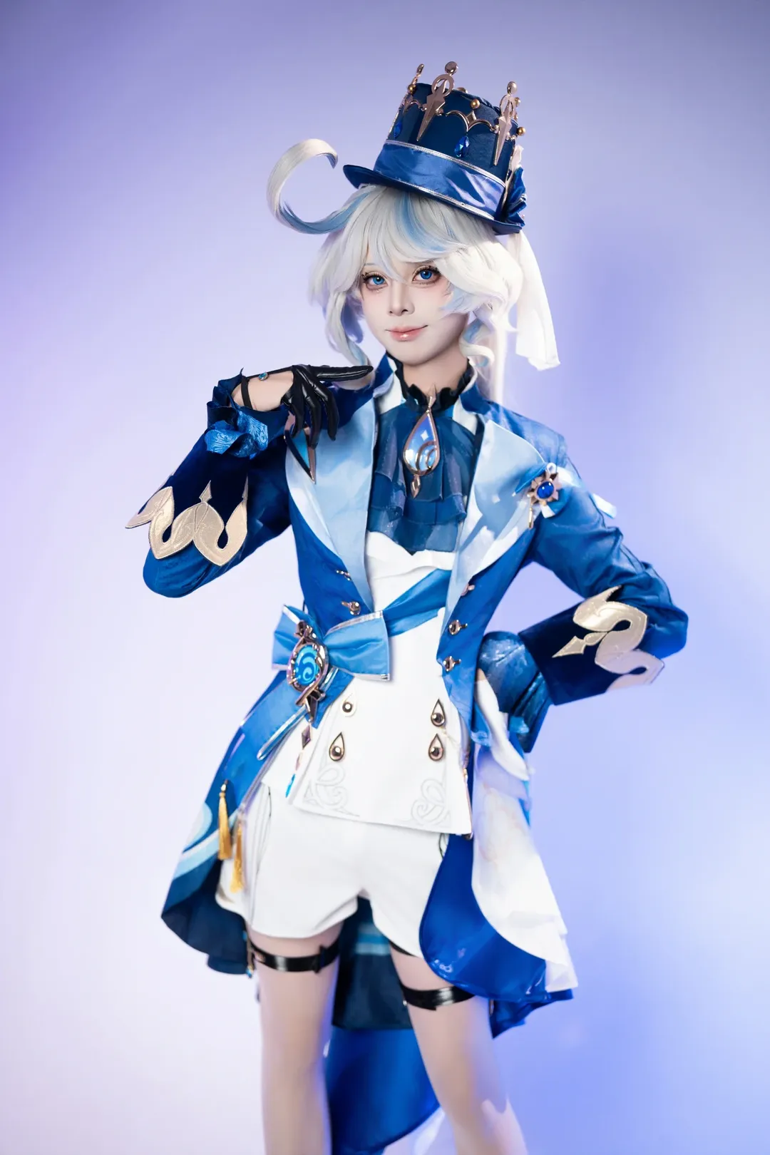 Genshin Impact, Furina cosplay, Fontaine, Water Goddess, Cosplay photoshoot - Image 2