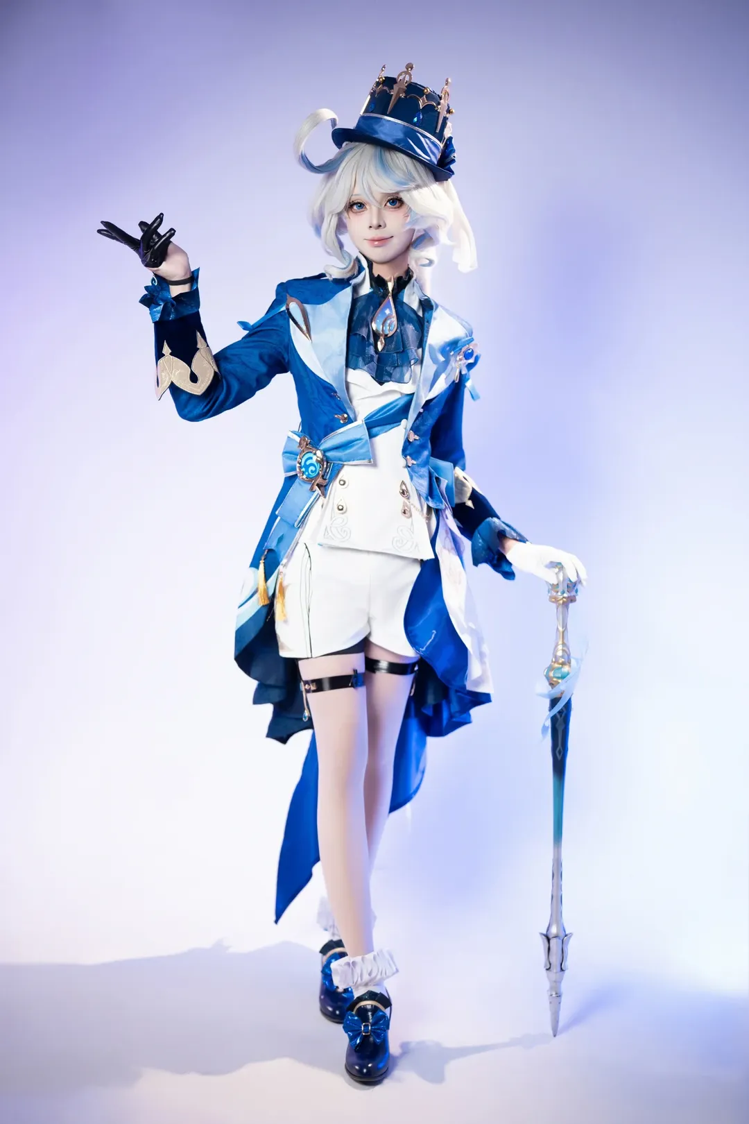 Genshin Impact, Furina cosplay, Fontaine, Water Goddess, Cosplay photoshoot - Image 4