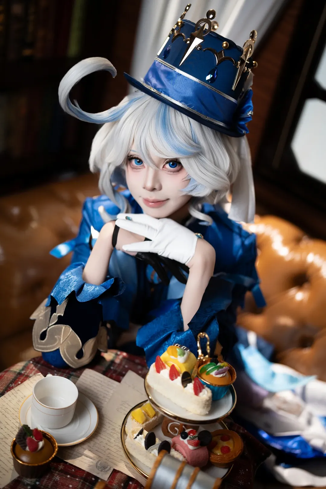 原神, フリーナ コスプレ, フォンテーヌ, 水の女神, コスプレ撮影