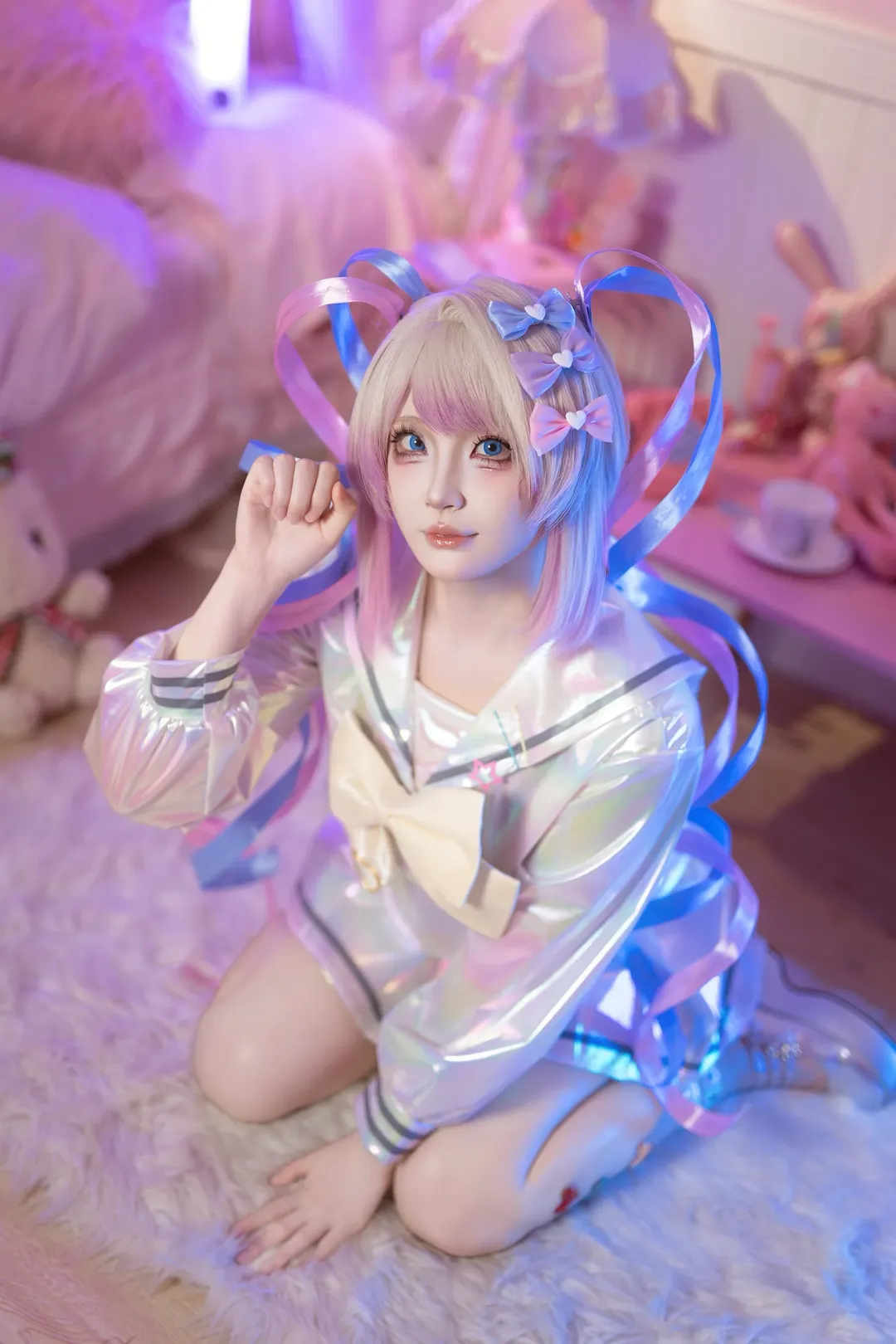 Cosplay, 超天酱cos, 大橘公馆•电竞少女, 电竞少女, 镭射材质 - 第3张
