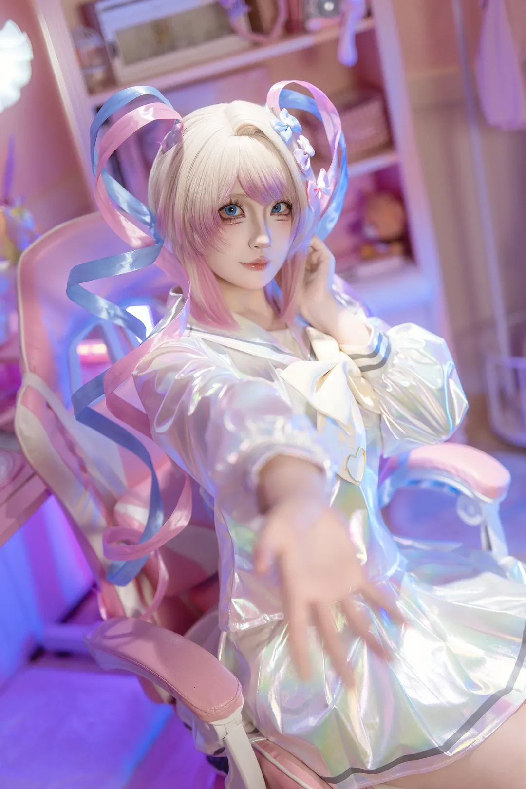 Cosplay, 超天酱cos, 大橘公馆•电竞少女, 电竞少女, 镭射材质 - 第4张