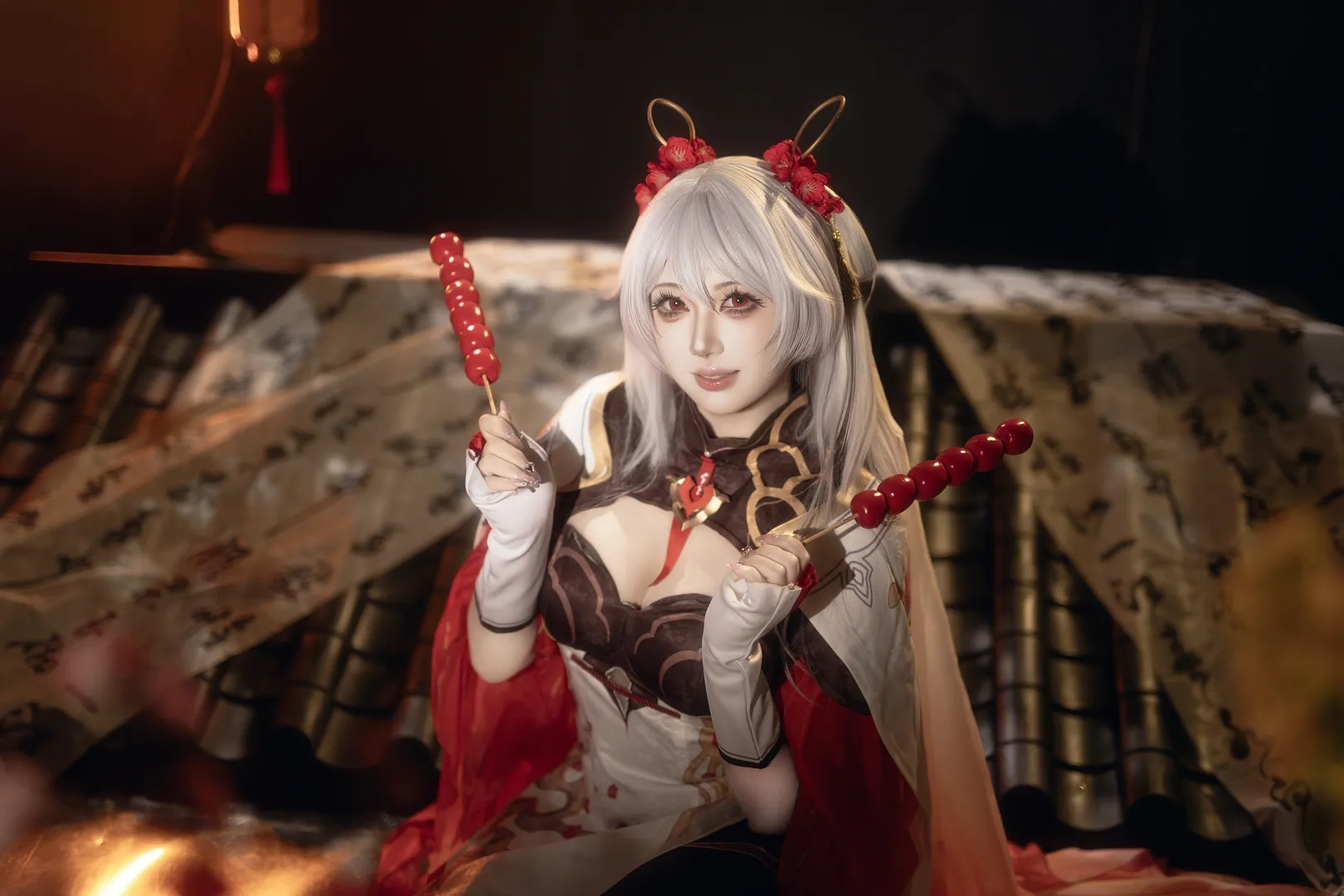 崩坏3, 二次元, cosplay, 中式摄影, 大月下cos