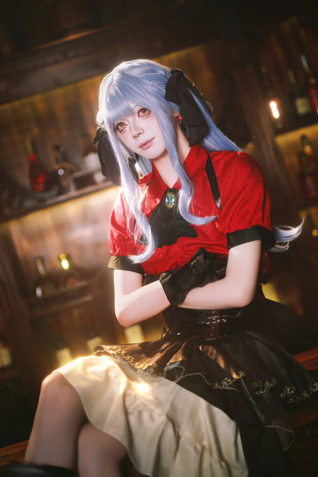 丰川祥子cos, 双马尾假发, Mujica, COSPLAY摄影, 舞台氛围 - 第3张