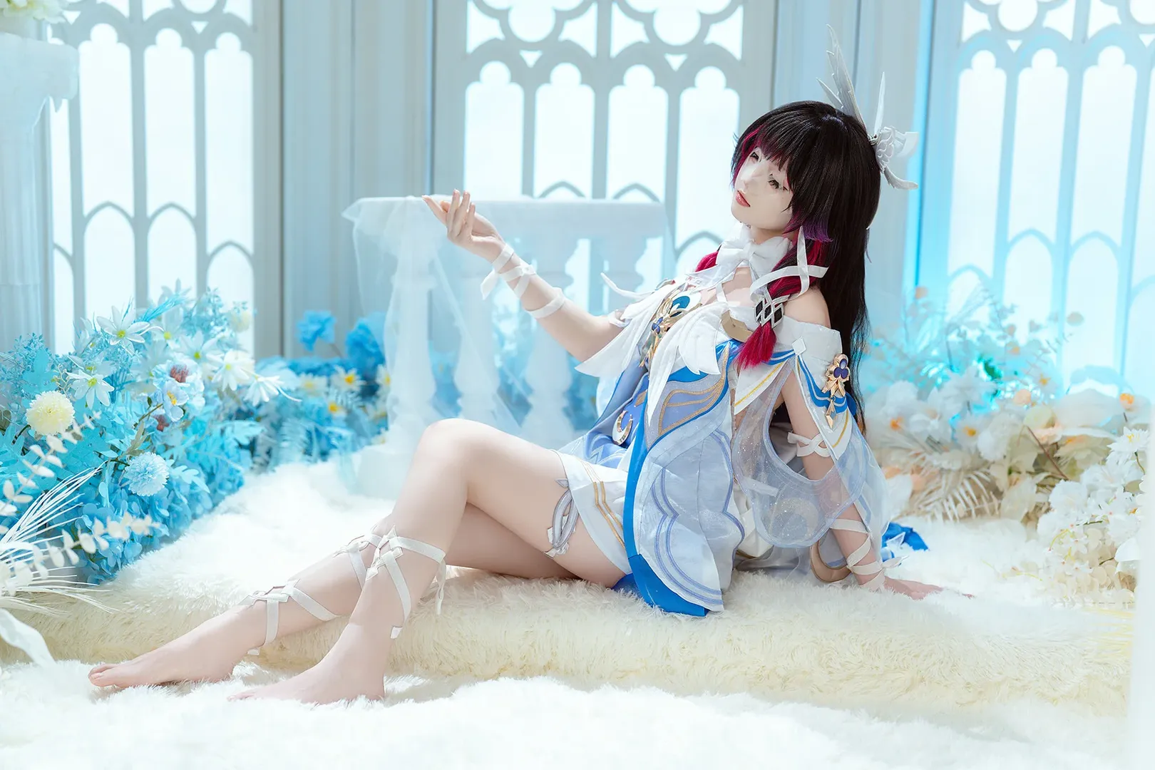 原神, 哥伦比娅cos, cosplay, 少女风, 治愈系摄影