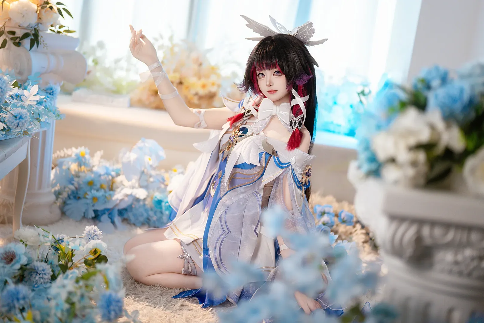 原神, 哥伦比娅cos, cosplay, 少女风, 治愈系摄影 - 第3张