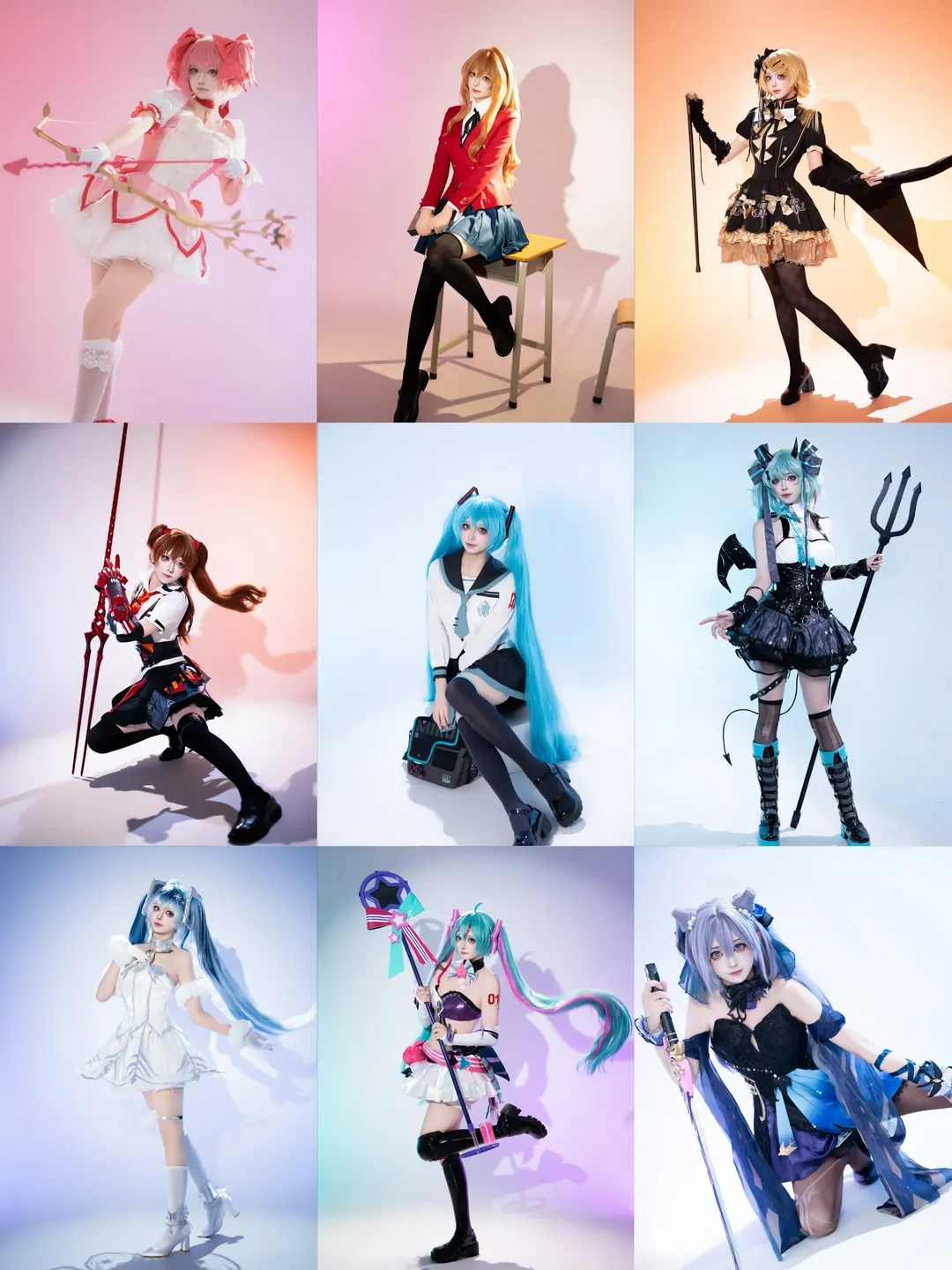 角色扮演, 二次元, cosplay, 白棚摄影, 无影棚 - 第1张