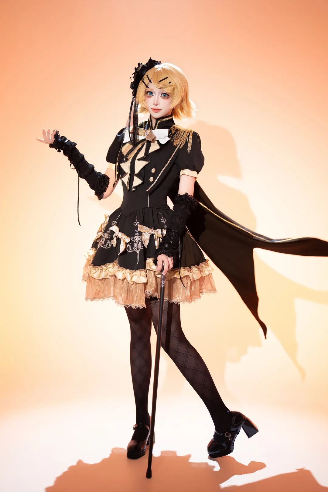 私设cos, cosplay摄影, Vocaloid, 镜音铃cos, 哥特Lolita