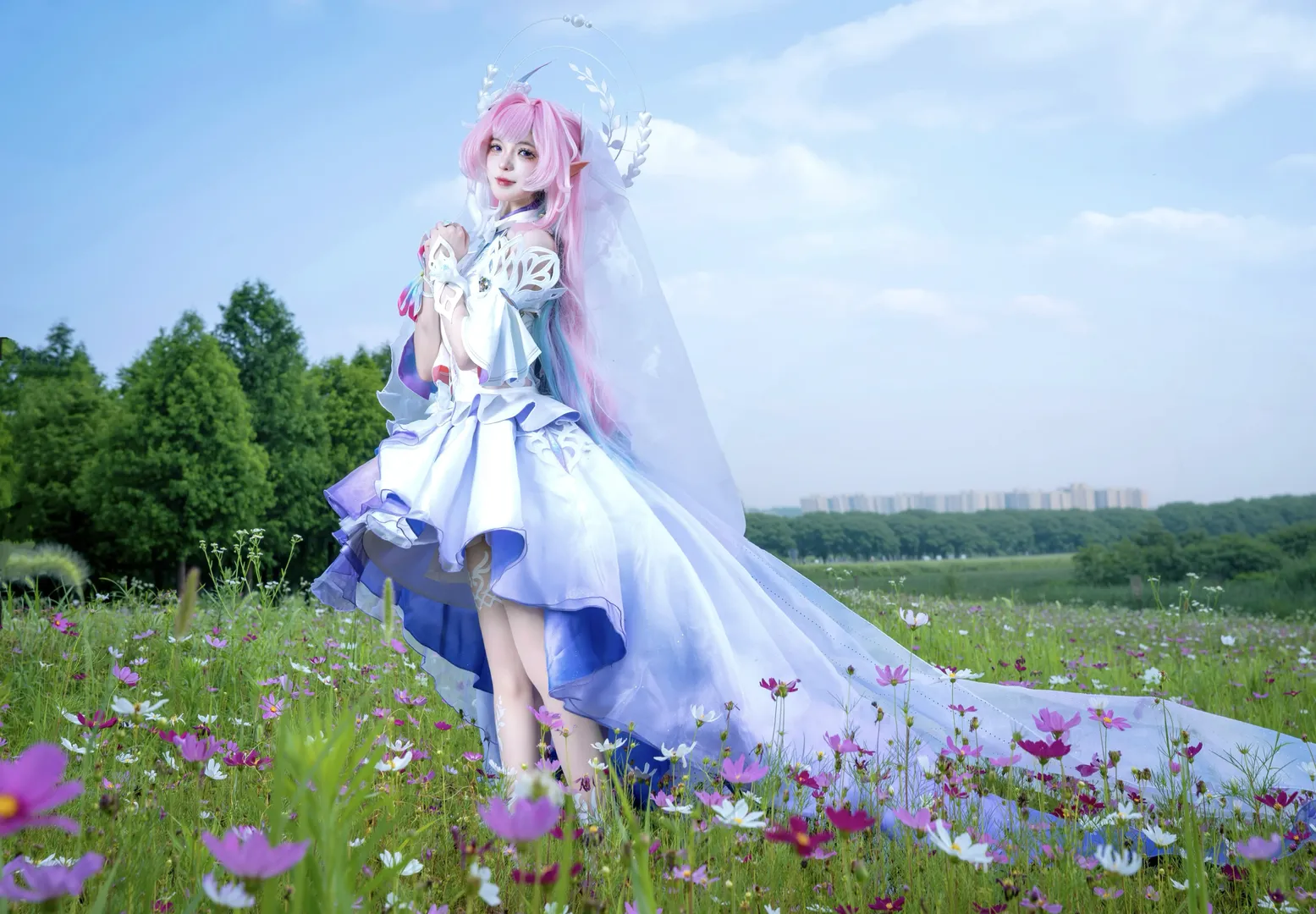 昔涟cos, 崩坏星穹铁道, 户外摄影, 二次元cosplay, 梦幻风格 - 第2张