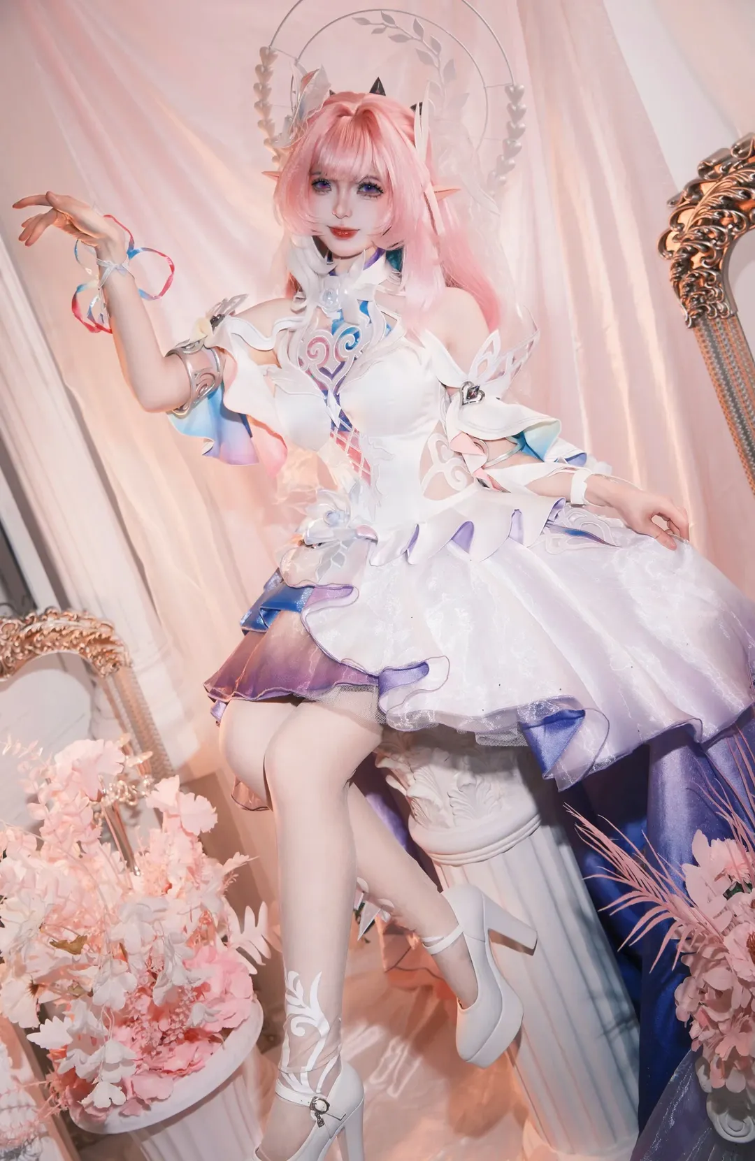 昔涟cos, 崩坏星穹铁道, 仙气造型, cosplay摄影, 二次元日常