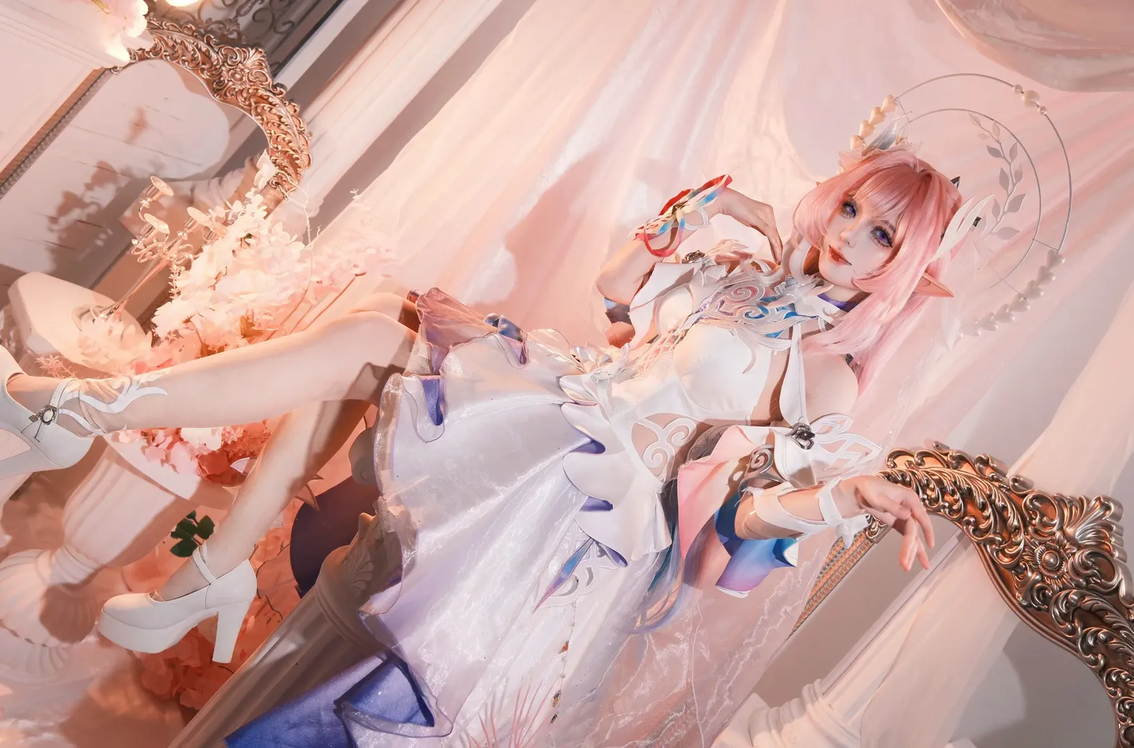 昔涟cos, 崩坏星穹铁道, 仙气造型, cosplay摄影, 二次元日常 - 第4张