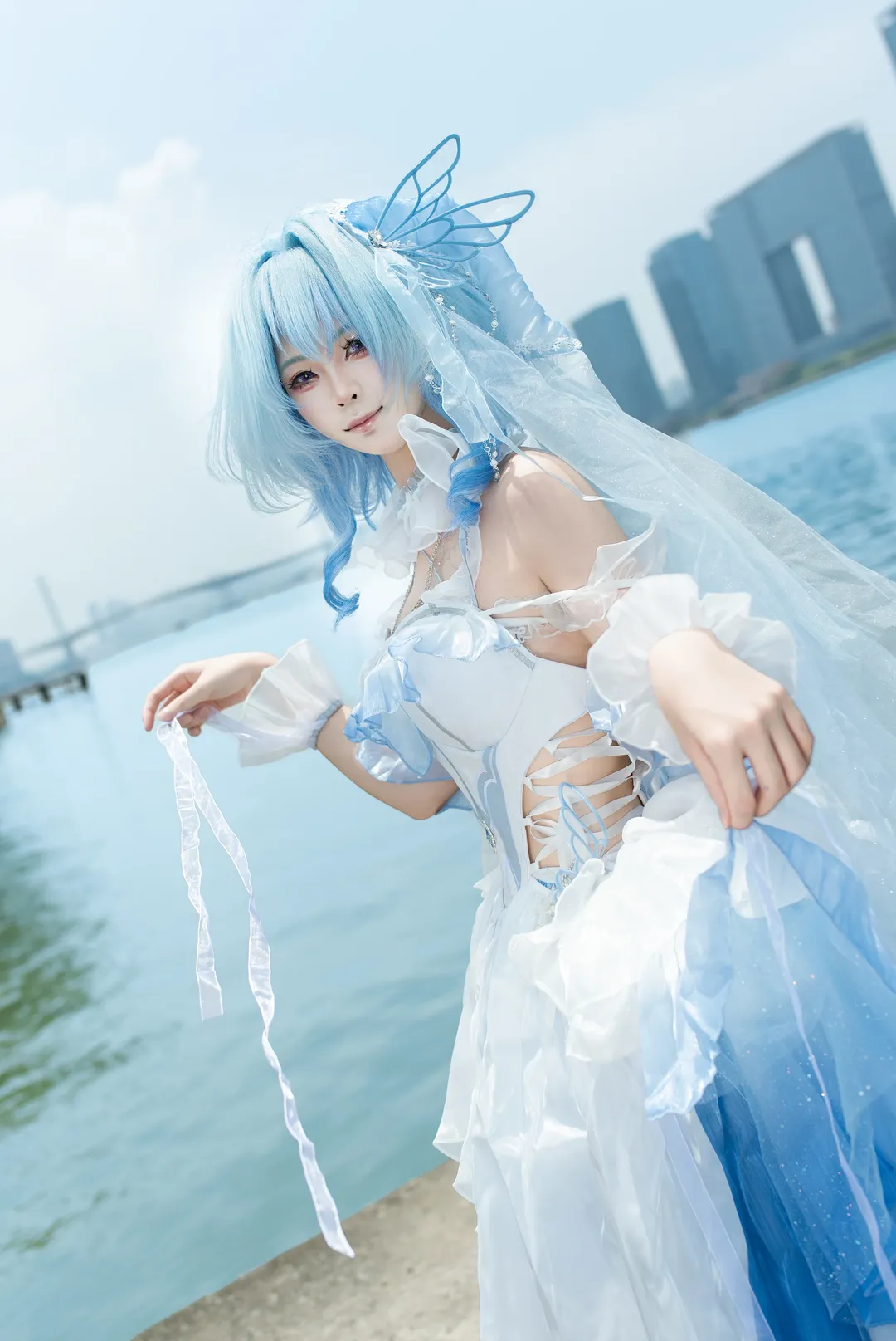 鸣潮, 守岸人cos, 二次元cosplay, cosplay摄影, 水边外景 - 第5张