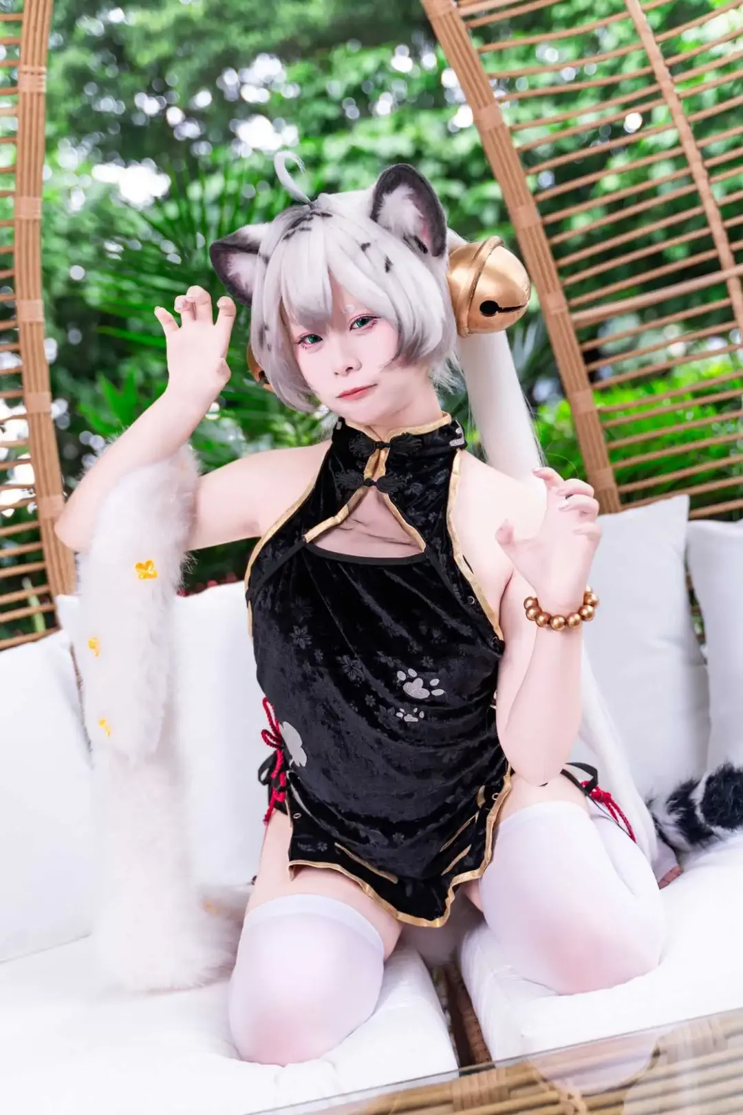 二次元撮影, アニメイベントのコスプレ, 白虎娘 コスプレ, 虎嘯風生, 獣耳少女 - 3枚目