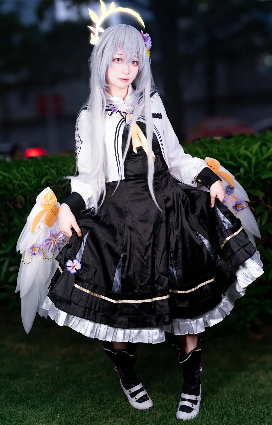 蔚蓝档案, 萤火虫漫展, 白洲梓cos, cosplay摄影, 二次元穿搭 - 第1张