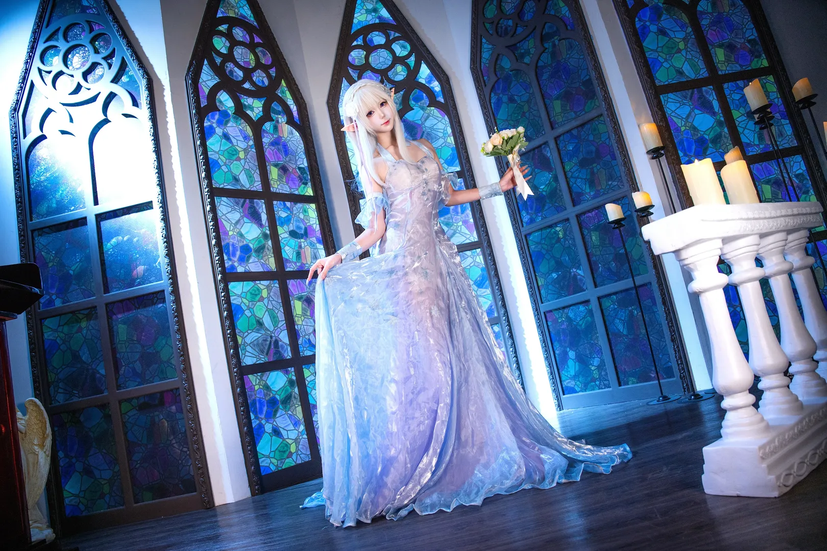 cosplay, 二次元摄影, 从零开始的异世界生活, 爱蜜莉雅cos, 精灵耳 - 第3张