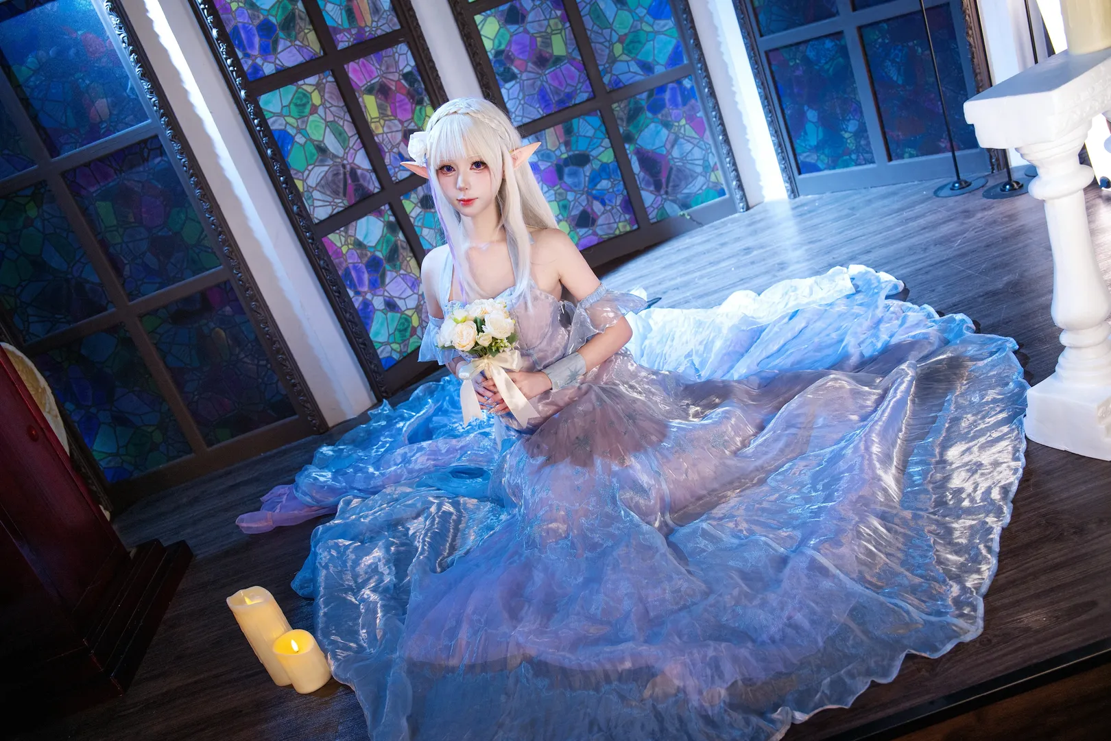 cosplay, 二次元摄影, 从零开始的异世界生活, 爱蜜莉雅cos, 精灵耳 - 第5张