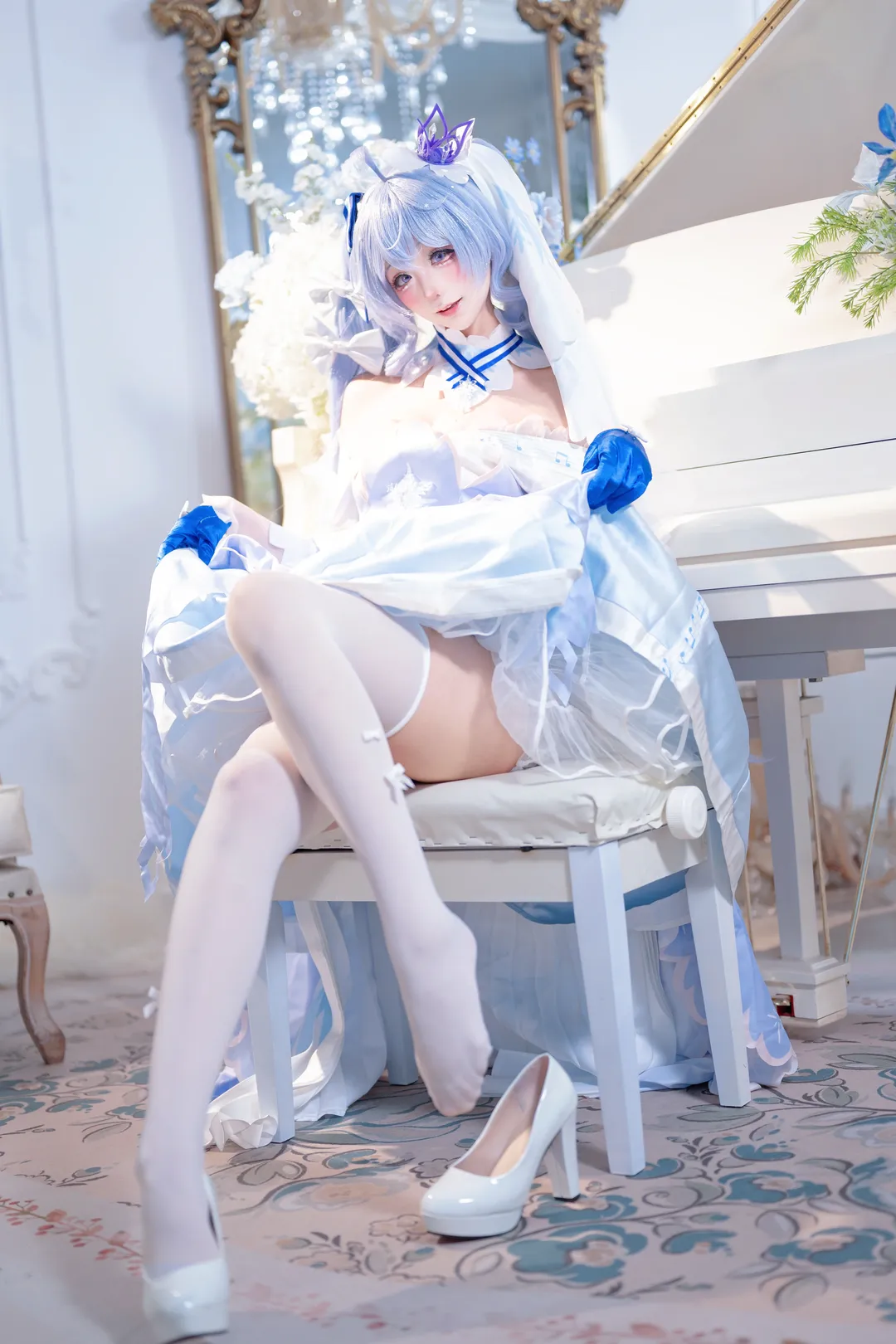 治愈系, Cosplay, 唯美, 初音未来, 钢琴