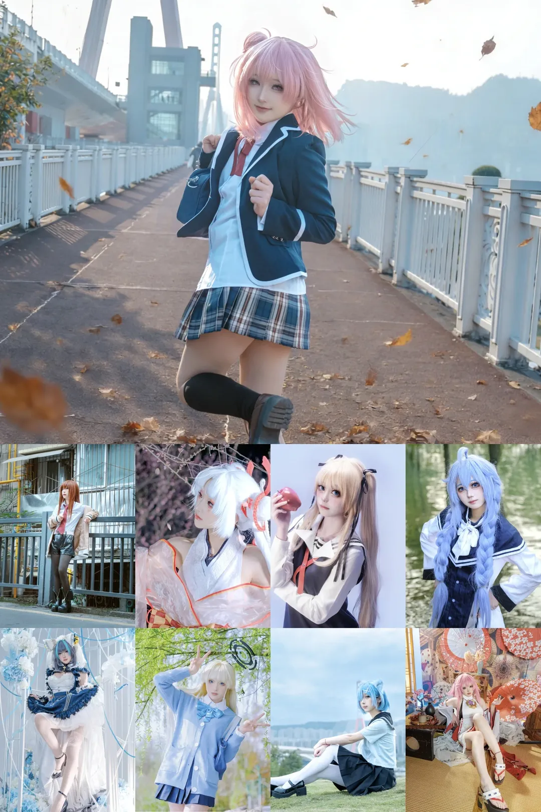 互勉约拍, cosplay摄影, 校园JK, 后藤一里cos, 孤独摇滚