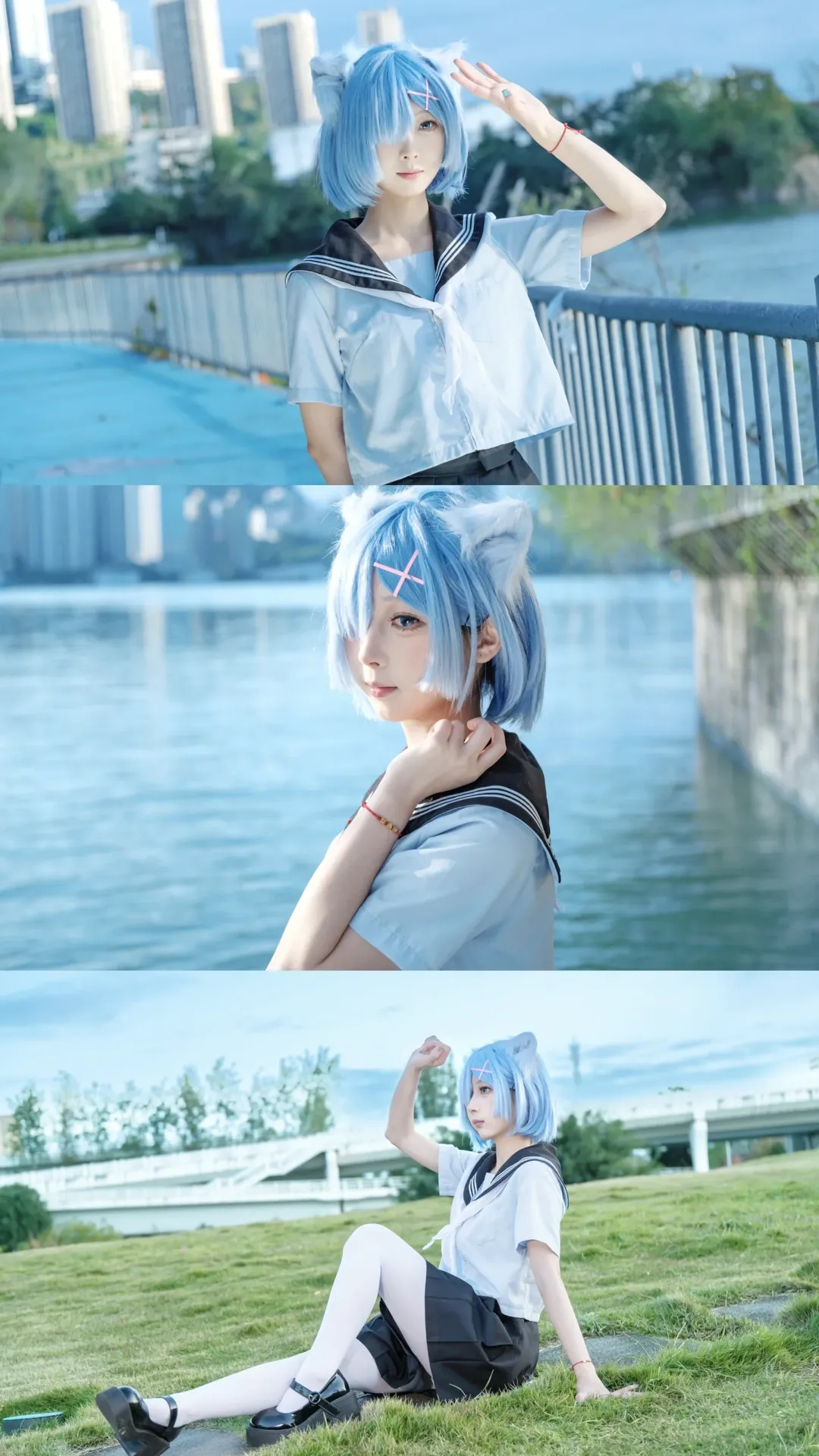互勉约拍, cosplay摄影, 校园JK, 后藤一里cos, 孤独摇滚 - 第2张