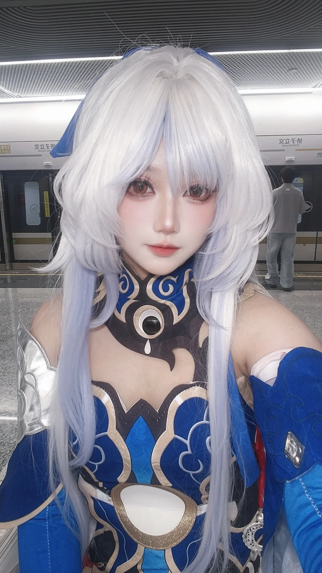 Cosplay, 崩坏：星穹铁道, 街拍, 镜流cos, 冰霜气质