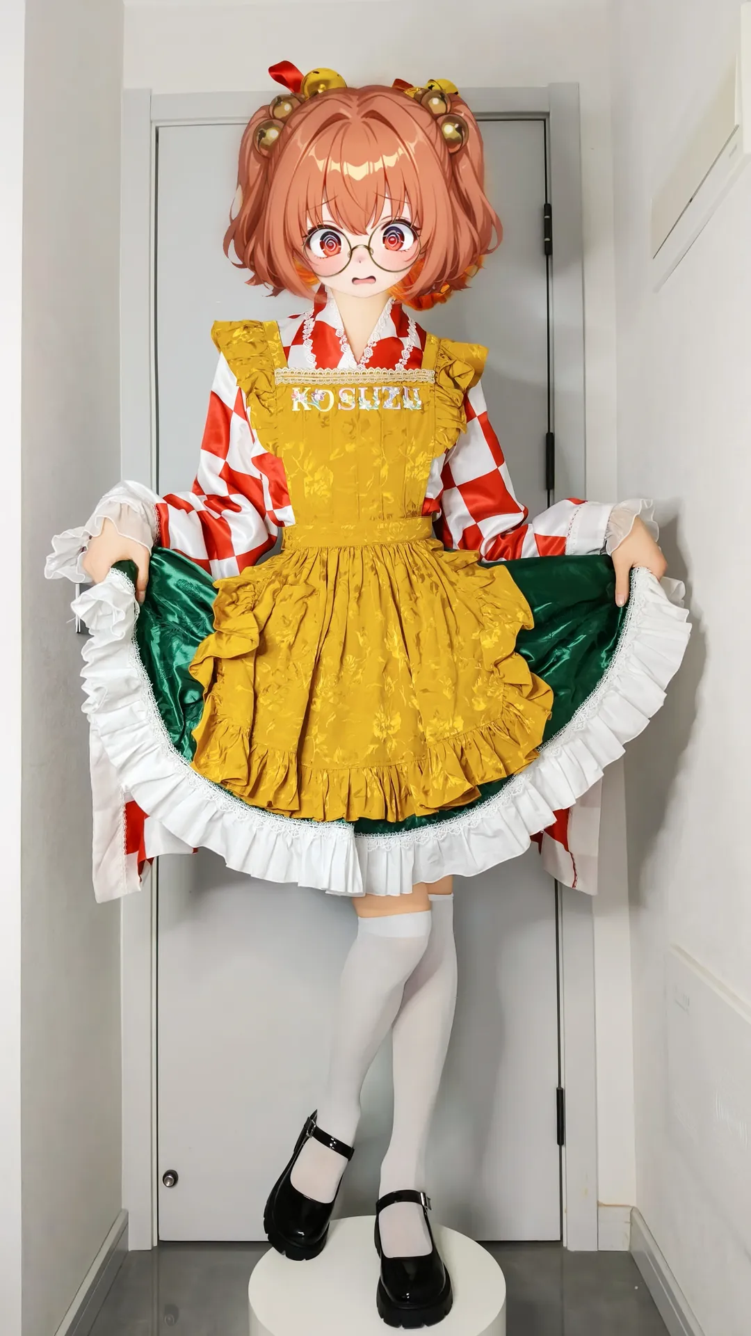 東方Project, 本居小鈴 コスプレ, コスプレ日常, 東方同人, 赤白チェック
