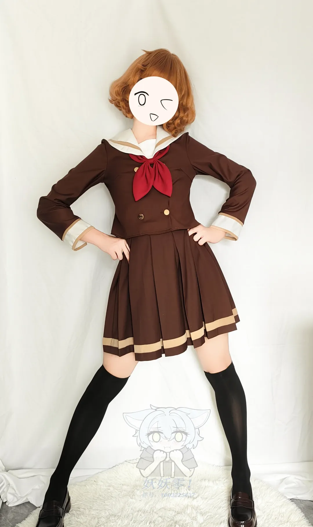 角色还原, 黄前久美子cos, 吹响吧上低音, 学生制服, 音乐少女