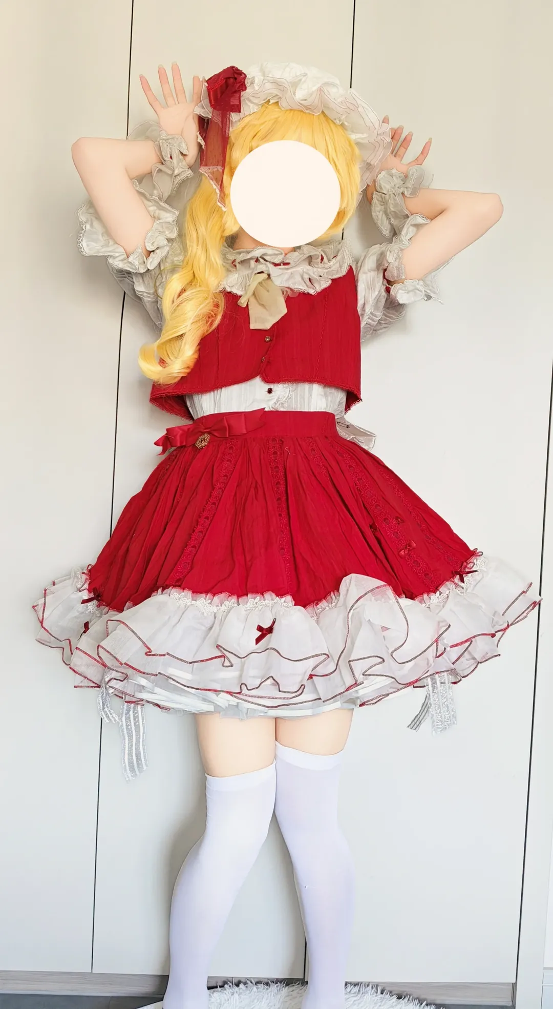 东方project, 芙兰朵露cos, TouhouProject, 二小姐, 红色礼服 - 第1张