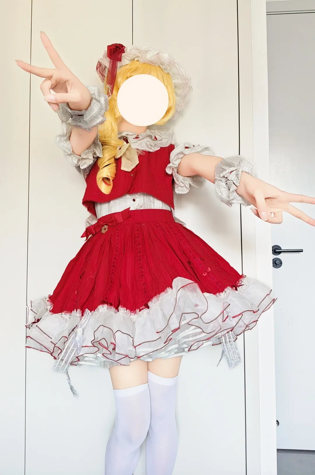 东方project, 芙兰朵露cos, TouhouProject, 二小姐, 红色礼服 - 第4张