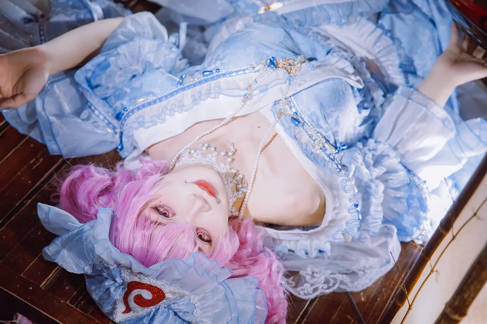 cosplay, 东方Project, 和风, 樱花, 西行寺幽幽子cos - 第3张
