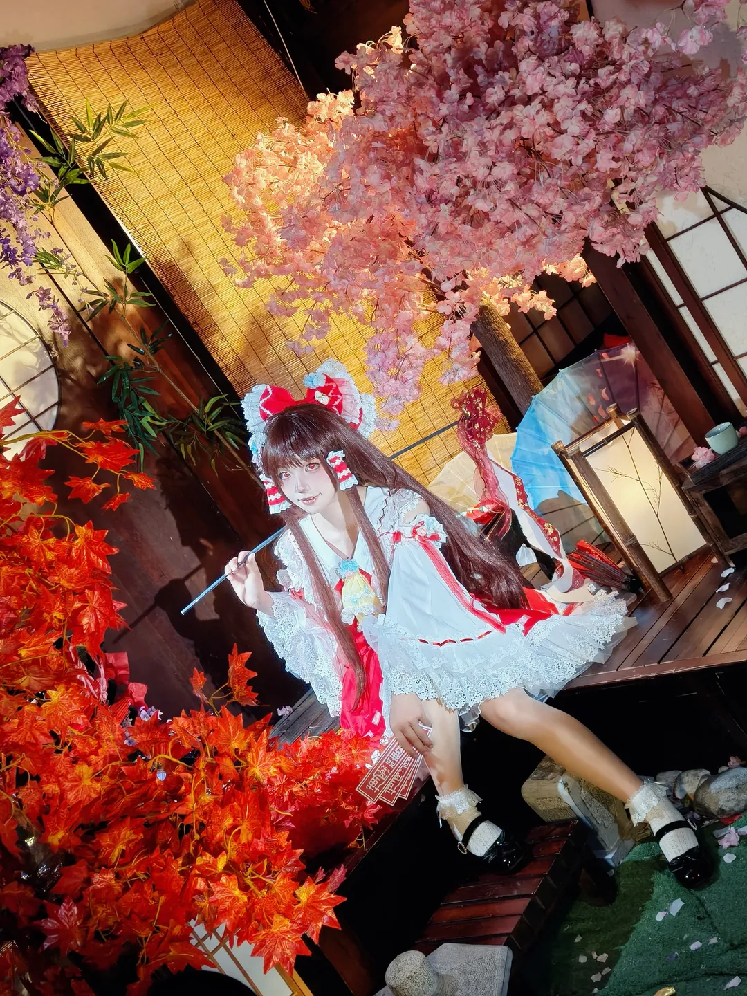 cosplay, 博丽灵梦cos, 东方project, 少女感, 哥特风 - 第3张