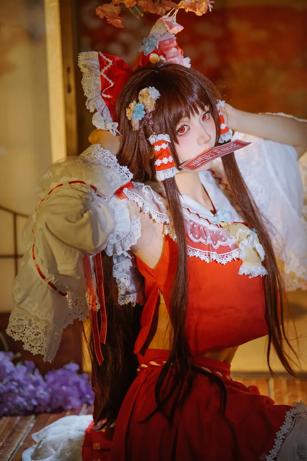 Roleplay, Atmosphere, Reimu Hakurei Cosplay, Touhou Project, Girlish vibe - Image 3
