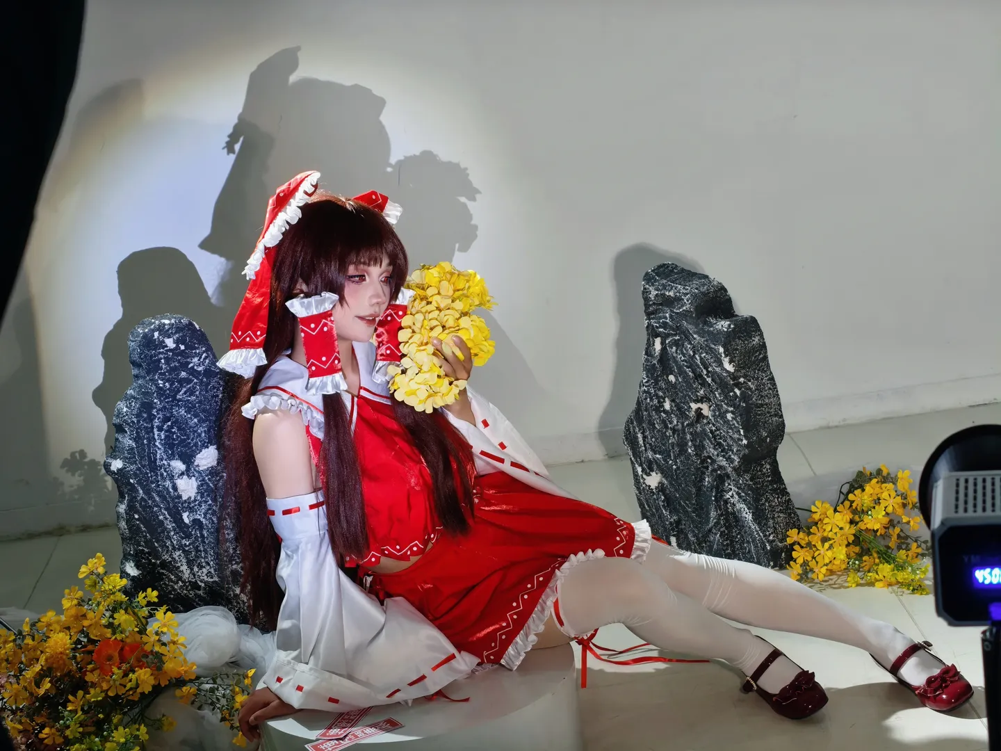 Reimu Hakurei Cosplay, Touhou Project, Girlish vibe, Summer outfit, Shrine maiden cosplay - Image 4